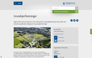 Screenshot af Silkeborg kommunes hjemmeside